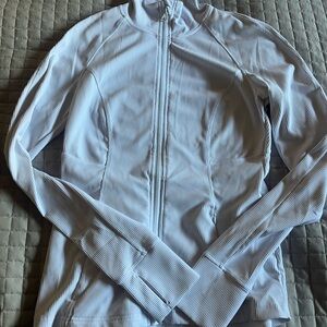 90 Degree by Reflex Active Wear Long Sleeve Full Zip Athleisure Wear Top Medium